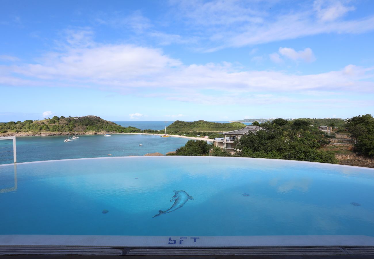 Private pool, sunset views, six bed villa, Galley Bay, Antigua
