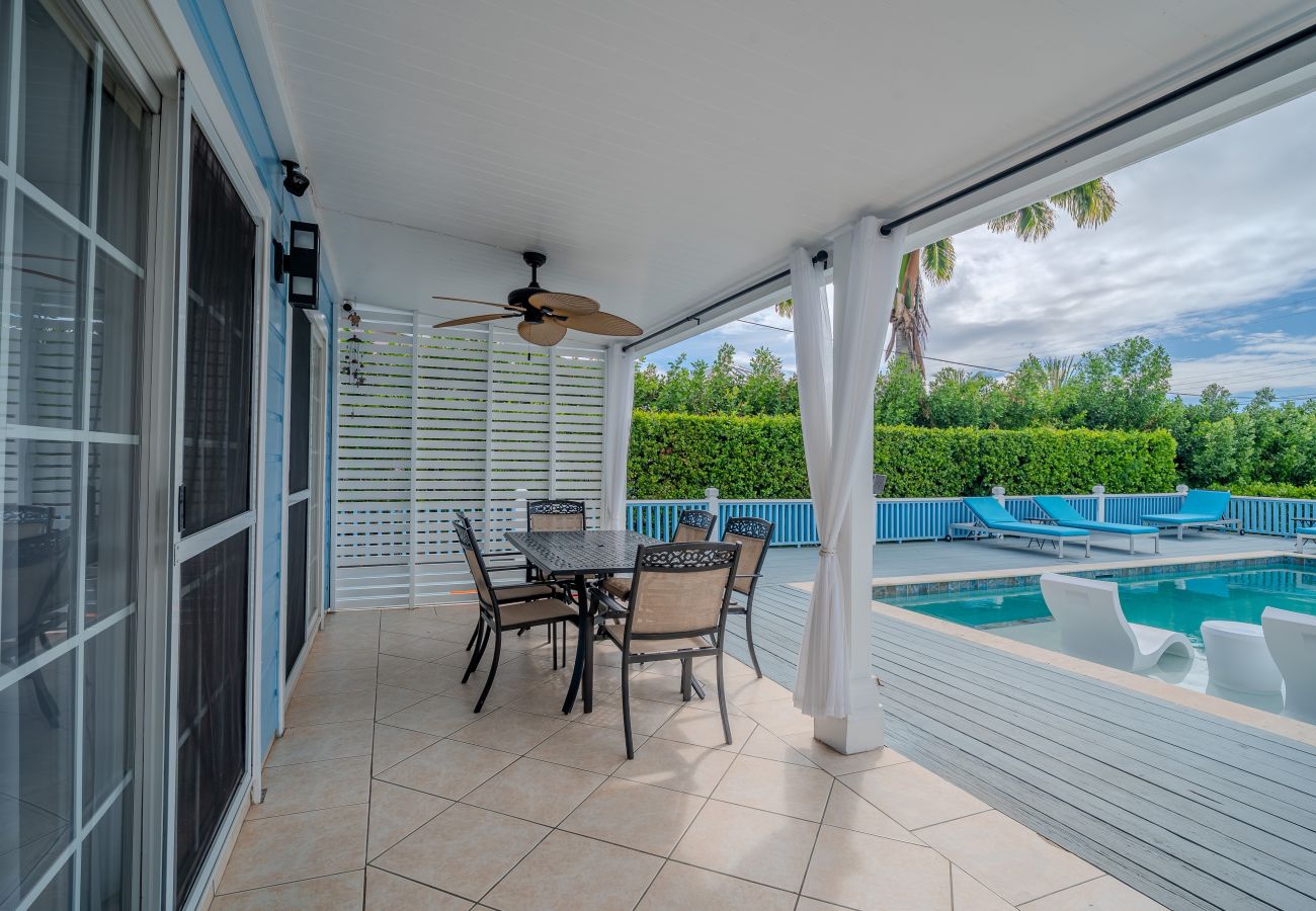 Villa in Jolly Harbour - Serene Poolside Sanctuary