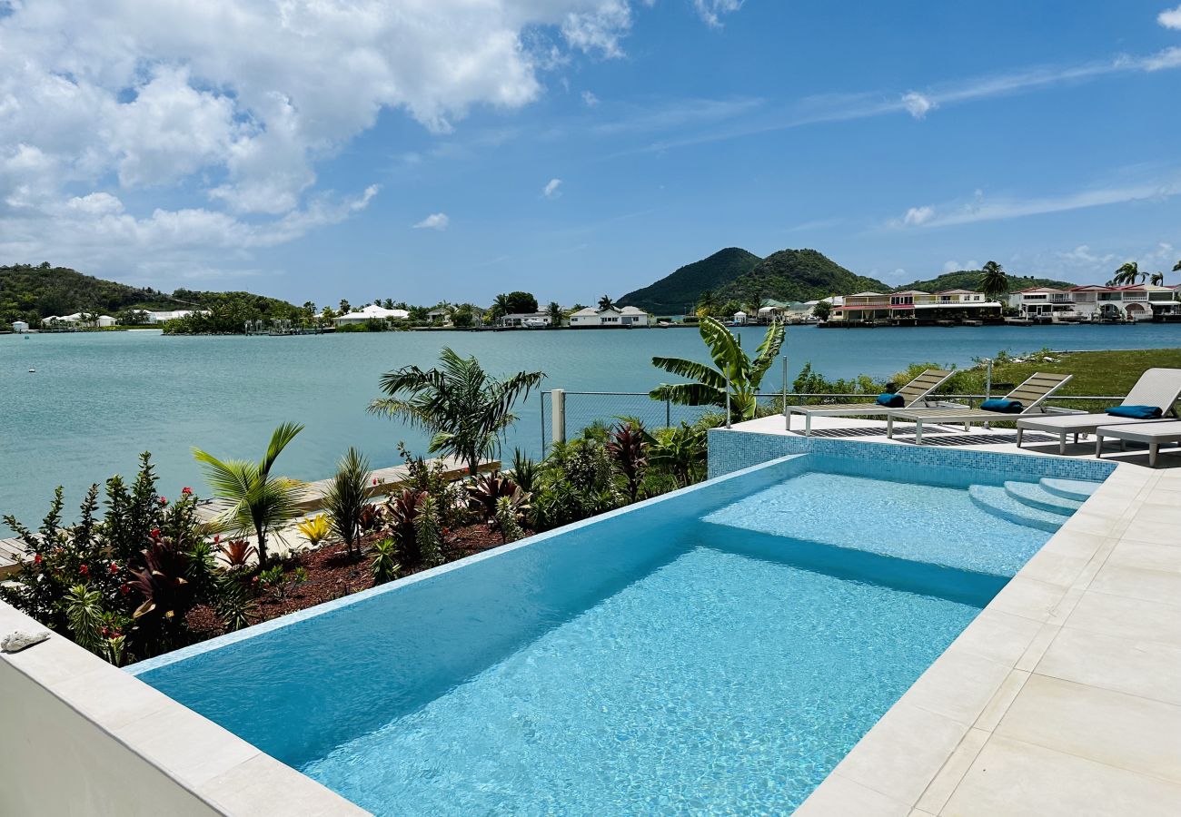 House in Jolly Harbour - Beautiful New Waterfront Home With Pool 