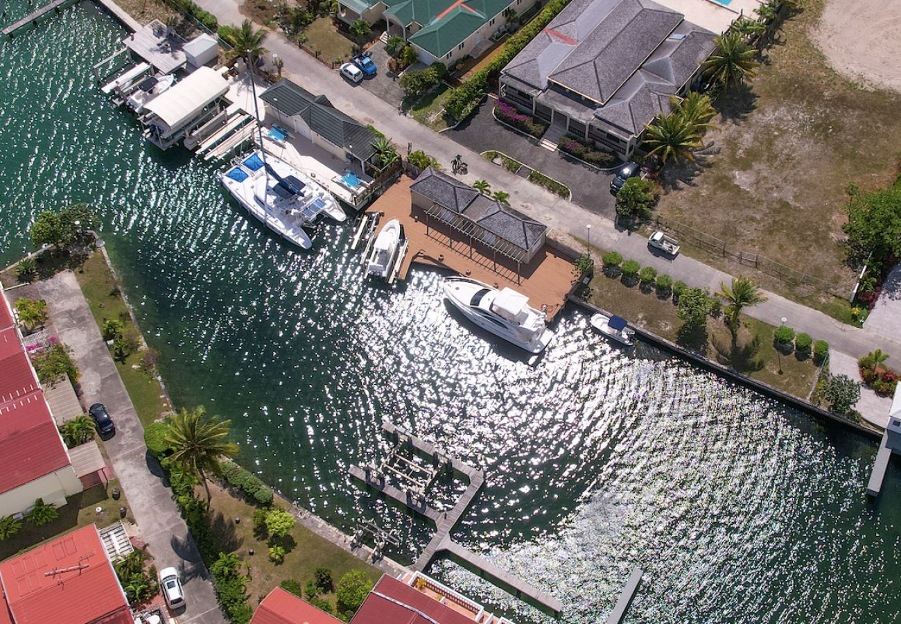 Townhouse in Jolly Harbour - Waterfront Villa Just Steps Away From The Beach