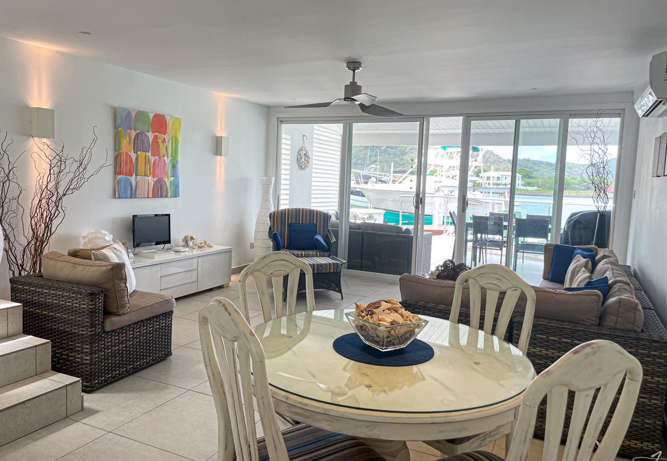 Townhouse in Jolly Harbour - Beautiful Two Bedroom Property with Large Sun Deck