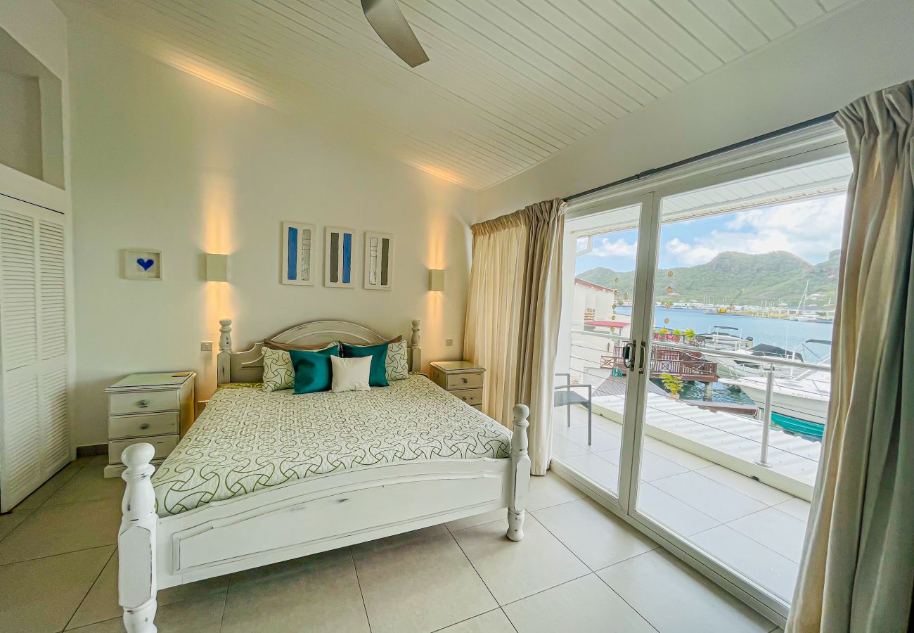 Private balcony with Sunset views at Jolly Harbor villa rentals