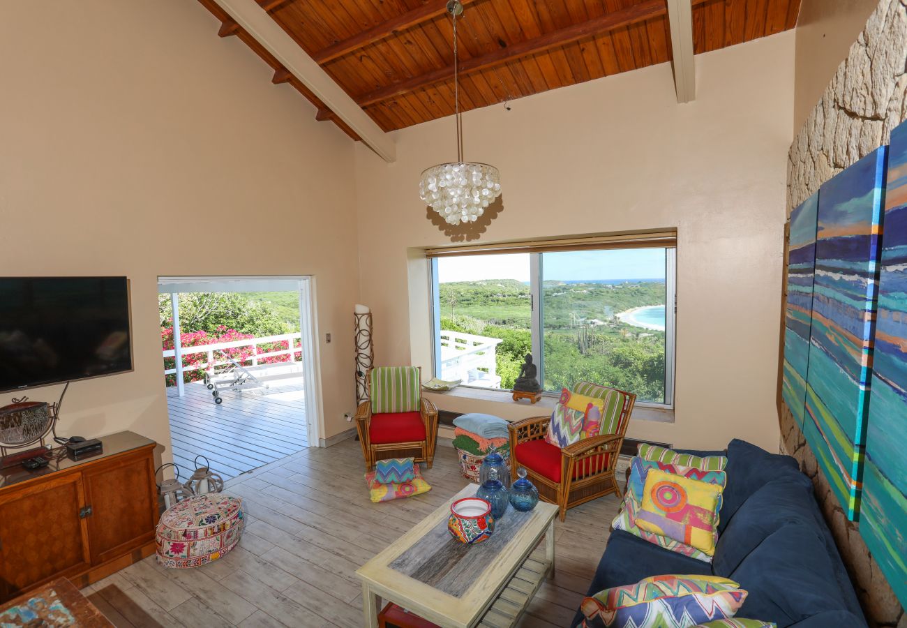 Villa in Freetown - Charming Caribbean villa over looking Half Moon Bay Beach