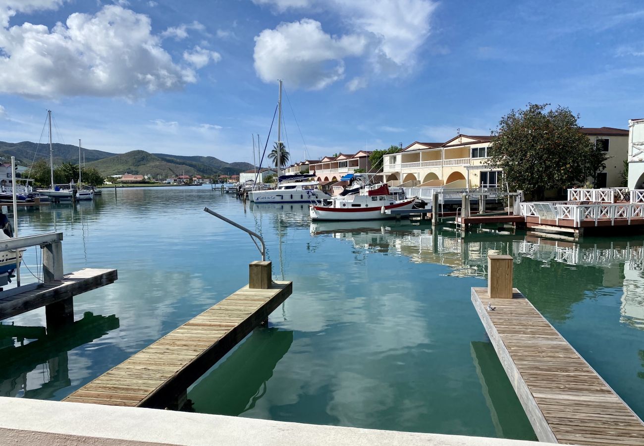 Townhouse in Jolly Harbour - Lovely Two-bedroom Waterfront Villa Located In Jolly Harbour